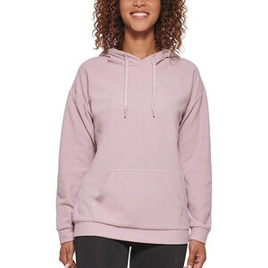 Marc New York Womens Activewear Cozy Ribbed Hooded Sweater L